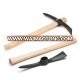 Wood handle steel Pick pickax Pickaxe with plastic handl Pick-hoe in Guangzhou